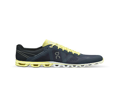 ON Damen Laufschuh Cloudflow SMOKE LIMELIGHT grau